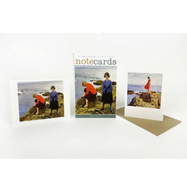 Laura Knight By The Shore / A Dark Pool Notecards